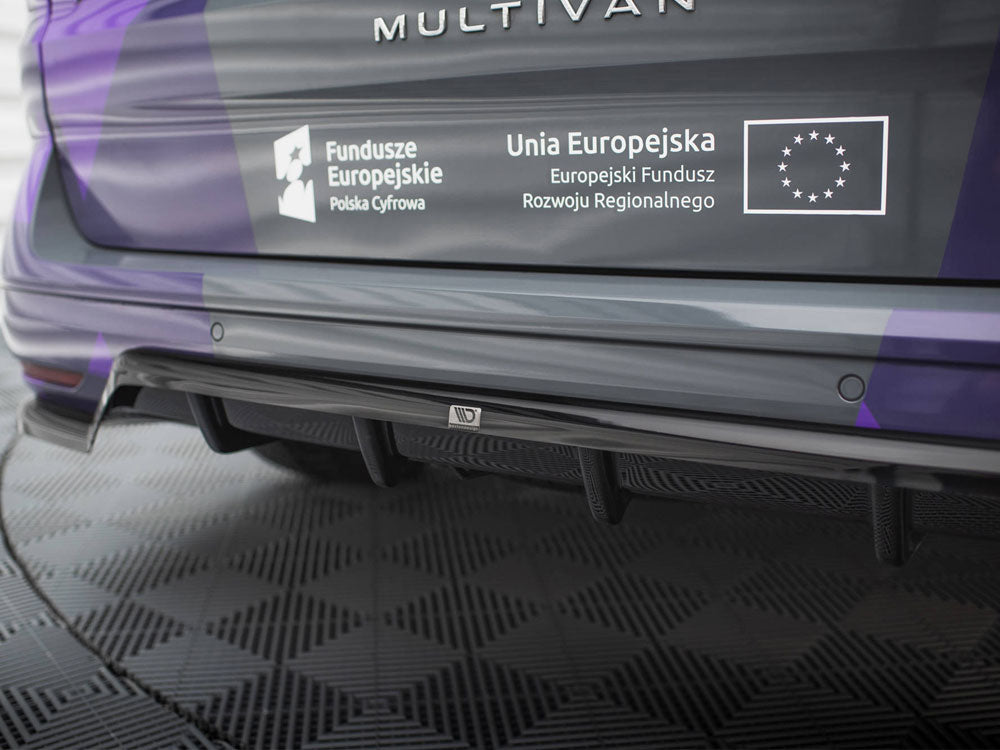 Maxton Design Rear Splitter (Vertical Bars) VW Multivan T7 - VW-MU-T7-RD1G+RD2G - Image 4