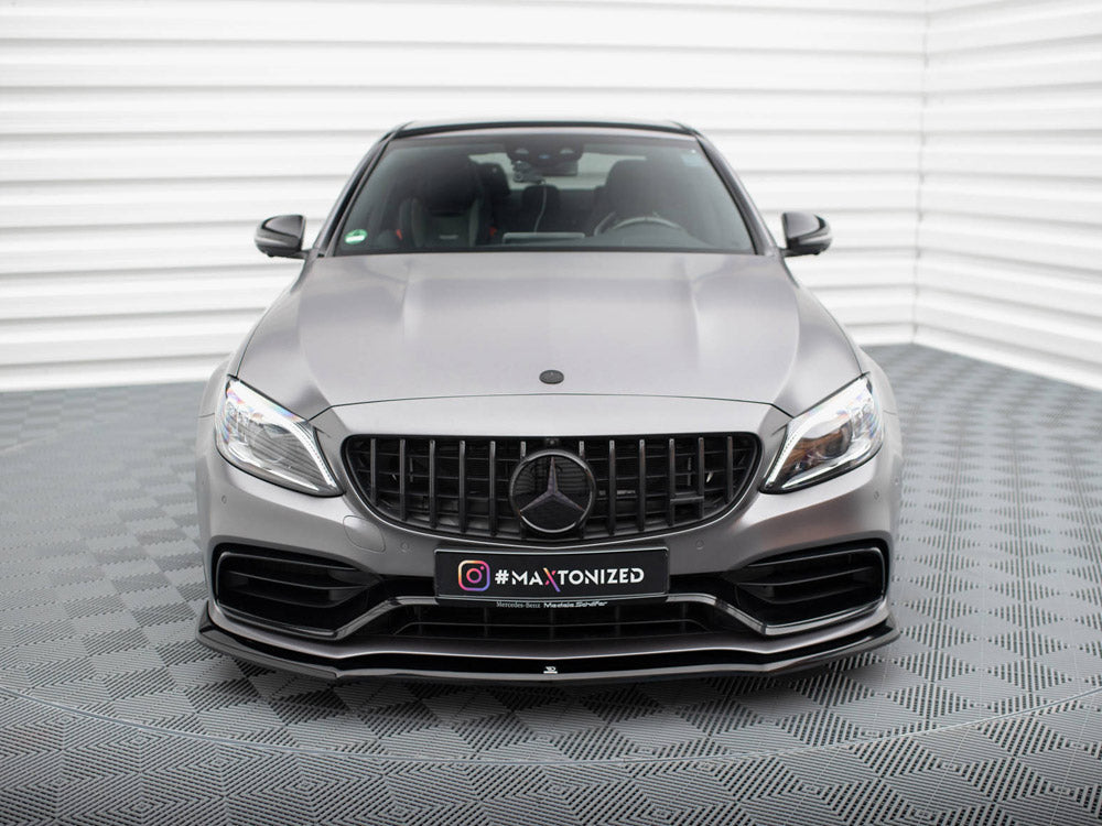 Maxton Design Front Splitter V.1 Mercedes-AMG C63 Sedan / Estate W205 Facelift - ME-C-205F-63-FD1G - Image 3