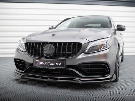 Maxton Design Front Splitter V.2 Mercedes-AMG C63 Sedan / Estate W205 Facelift - ME-C-205F-63-FD2G - Image 2
