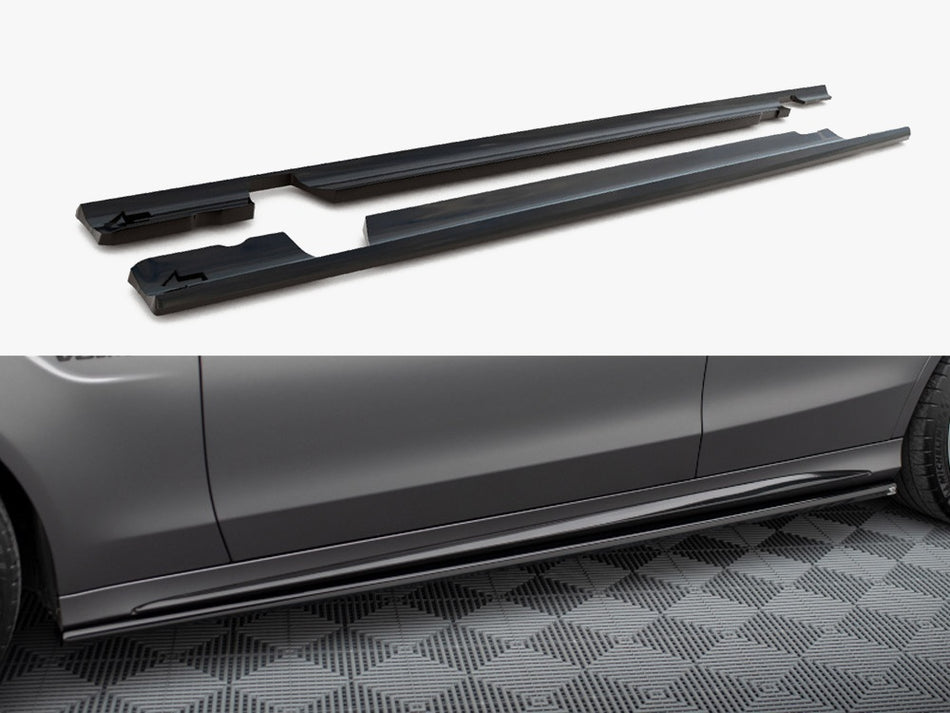 Maxton Design Side Skirts Diffusers Mercedes-AMG C63 Sedan / Estate W205 Facelift - ME-C-205F-63-SD1G - Image 1