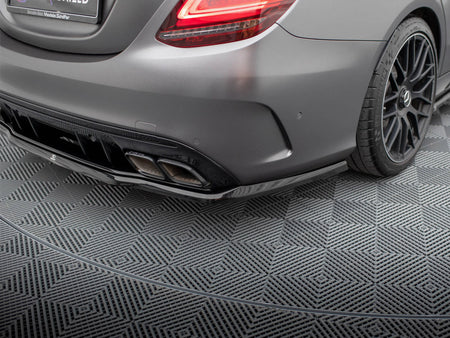 Maxton Design Rear Splitter (Vertical Bars) Mercedes-AMG C63 Sedan / Estate W205 Facelift - ME-C-205F-63-RD1G+RD2G - Image 5
