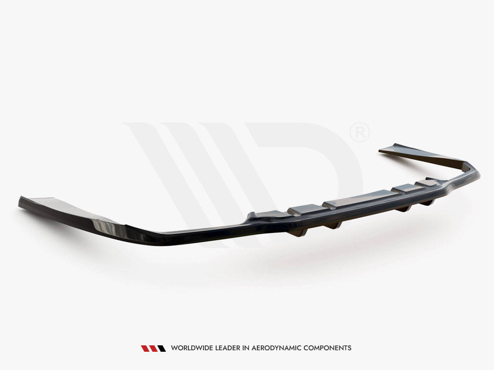 Maxton Design Rear Splitter (Vertical Bars) Mercedes-AMG C63 Sedan / Estate W205 Facelift - ME-C-205F-63-RD1G+RD2G - Image 6