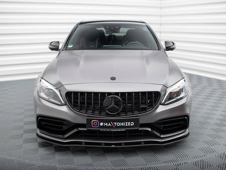 Maxton Design Street PRO Front Splitter Mercedes-AMG C63 Sedan / Estate W205 Facelift - MEC205F63CNC-FD1B - Image 3