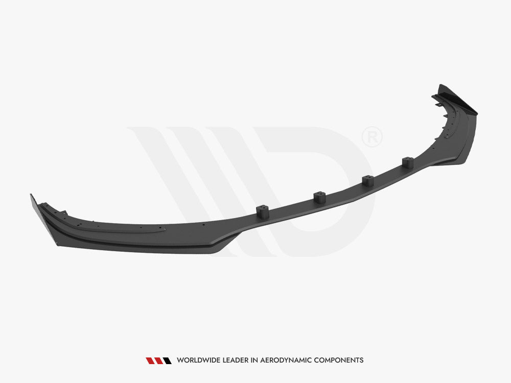 Maxton Design Street PRO Front Splitter + Flaps Mercedes-AMG C63 Sedan / Estate W205 Facelift - MEC205F63CNC-FD1B+FSF1G - Image 5
