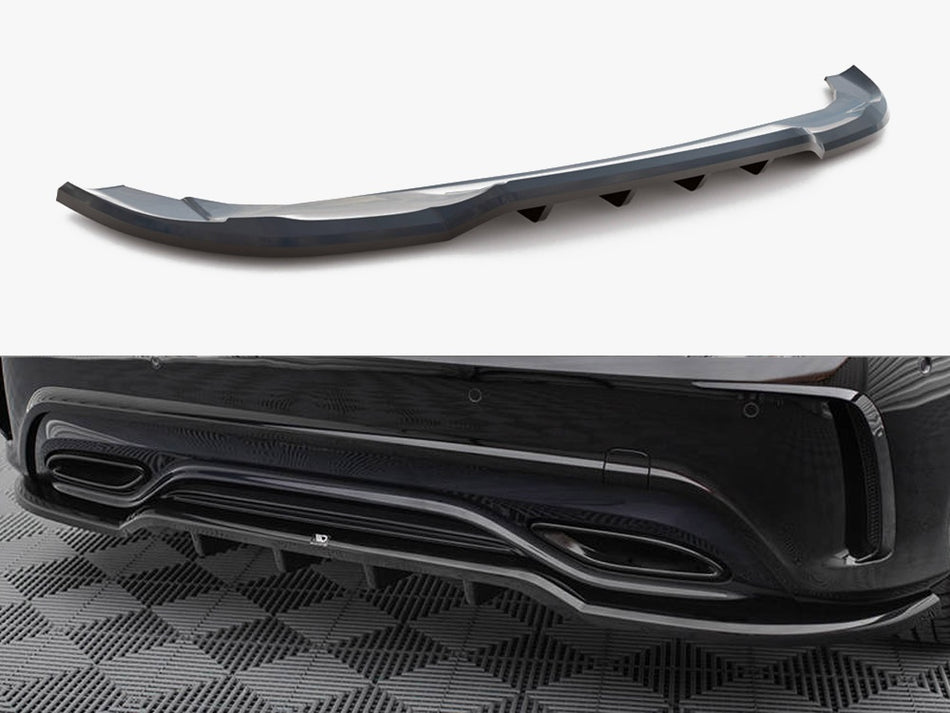 Rear Splitter (Vertical Bars) Mercedes-Benz A AMG-Line W176 Facelift