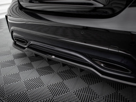 Maxton Design Rear Splitter (Vertical Bars) Mercedes-Benz A AMG-Line W176 Facelift - ME-A-176F-AMGLINE-RD1G+RD2G - Image 4