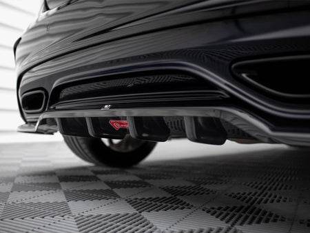 Maxton Design Rear Splitter (Vertical Bars) Mercedes-Benz A AMG-Line W176 Facelift - ME-A-176F-AMGLINE-RD1G+RD2G - Image 5