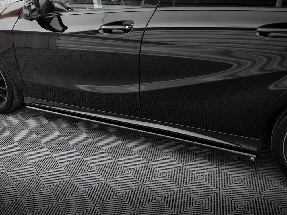 Maxton Design Side Skirts Diffusers Mercedes-Benz A AMG-Line W176 Facelift - ME-A-176F-AMGLINE-SD1G - Image 4