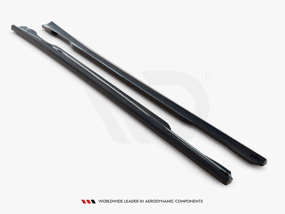 Maxton Design Side Skirts Diffusers Mercedes-Benz A AMG-Line W176 Facelift - ME-A-176F-AMGLINE-SD1G - Image 5