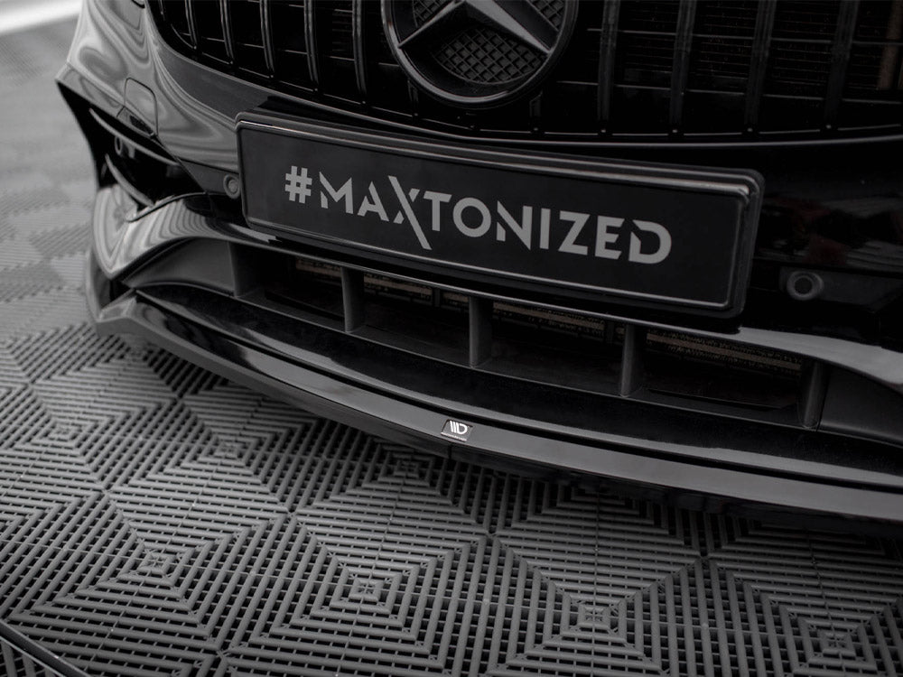 Maxton Design Front Splitter V.1 Mercedes-Benz A AMG-Line W176 Facelift - ME-A-176F-AMGLINE-FD1G - Image 4