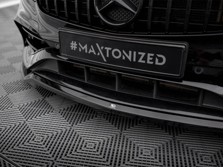 Maxton Design Front Splitter V.1 Mercedes-Benz A AMG-Line W176 Facelift - ME-A-176F-AMGLINE-FD1G - Image 4
