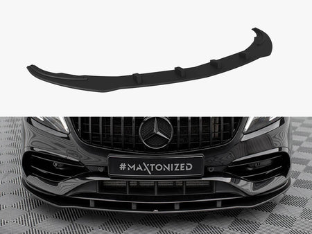 Street PRO Front Splitter Mercedes-Benz A AMG-Line W176 Facelift - Black-Red