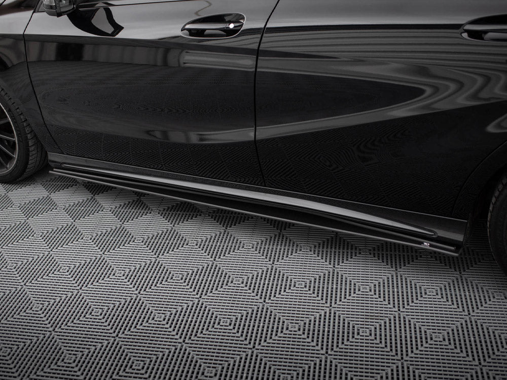 Maxton Design Street PRO Side Skirts Diffusers Mercedes-Benz A AMG-Line W176 Facelift - MEA176FAMGLINECNC-SD1B - Image 4