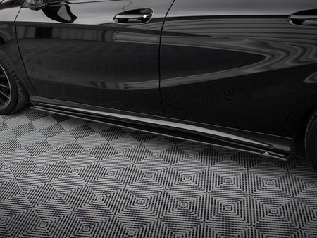 Maxton Design Street PRO Side Skirts Diffusers Mercedes-Benz A AMG-Line W176 Facelift - MEA176FAMGLINECNC-SD1B - Image 4