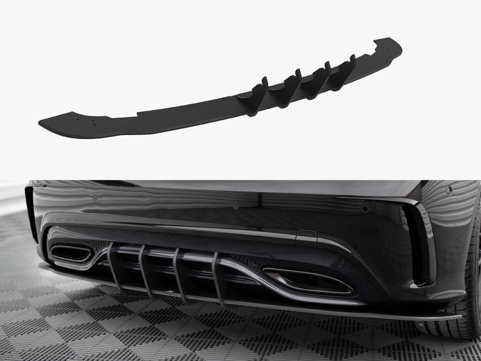 Maxton Design Street PRO Rear Diffuser Mercedes-Benz A AMG-Line W176 Facelift - MEA176FAMGLINECNC-RS1B - Image 1