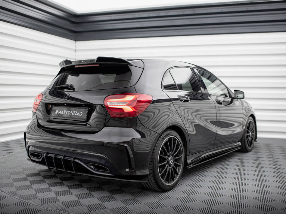 Maxton Design Street PRO Rear Diffuser Mercedes-Benz A AMG-Line W176 Facelift - MEA176FAMGLINECNC-RS1B - Image 2