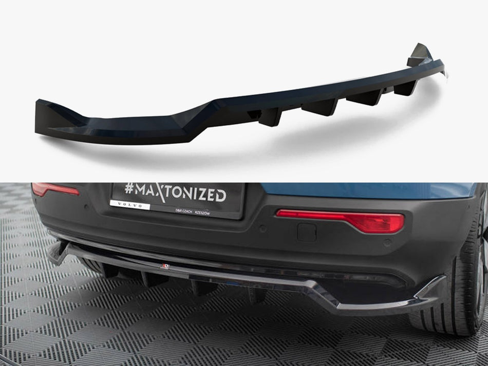 Maxton Design Rear Splitter (Vertical Bars) Volvo C40 Mk1 - VO-C40-1-RD1G+RD2G - Image 1