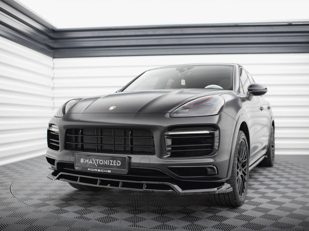 Maxton Design Front Splitter Porsche Cayenne Sport Design Mk3 - PO-CAY-3-SPORT-FD1G+FD1RG - Image 2