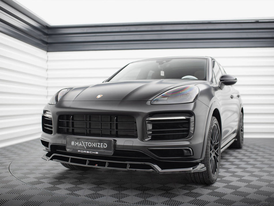 Maxton Design Front Splitter Porsche Cayenne Sport Design Mk3 - PO-CAY-3-SPORT-FD1G+FD1RG - Image 2