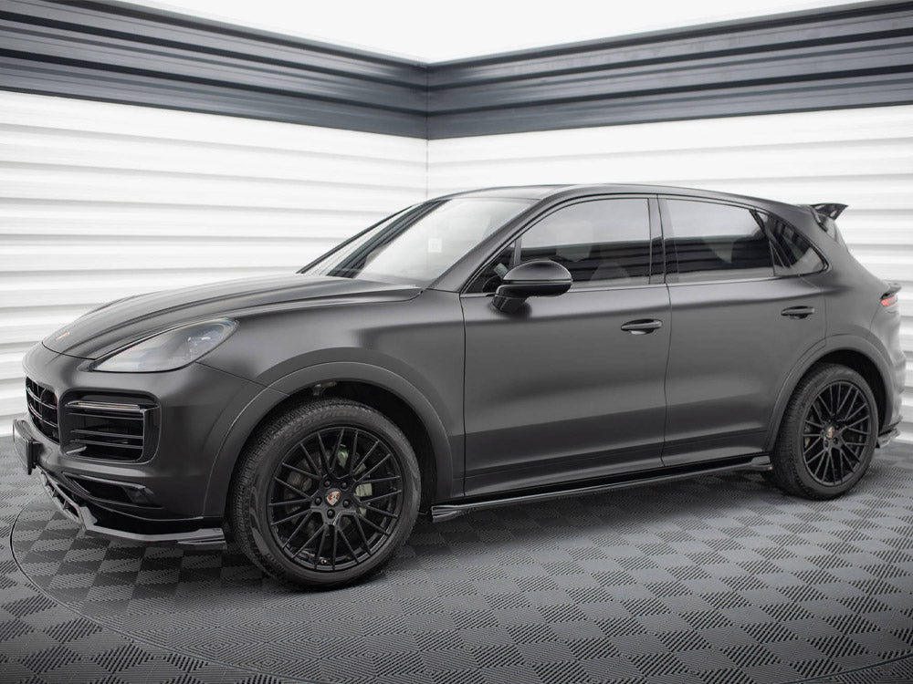 Maxton Design Side Skirts Diffusers Porsche Cayenne Sport Design Mk3 / Standard Mk3 Facelift - PO-CAY-3-SPORT-SD1G - Image 2
