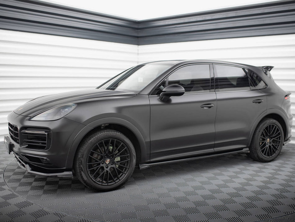Maxton Design Side Skirts Diffusers Porsche Cayenne Sport Design Mk3 / Standard Mk3 Facelift - PO-CAY-3-SPORT-SD1G - Image 2