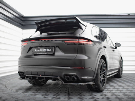 Maxton Design Rear Splitter (Vertical Bars) Porsche Cayenne Sport Design Mk3 - PO-CAY-3-SPORT-RD1G+RD2G - Image 2