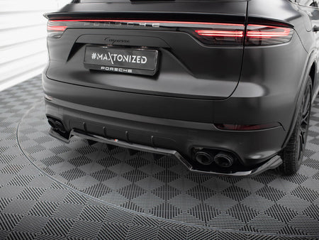 Maxton Design Rear Splitter (Vertical Bars) Porsche Cayenne Sport Design Mk3 - PO-CAY-3-SPORT-RD1G+RD2G - Image 3