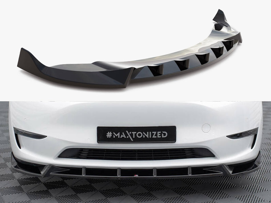 Maxton Design Front Splitter V.1 Tesla Model Y - TE-MODELY-1-FD1G - Image 1