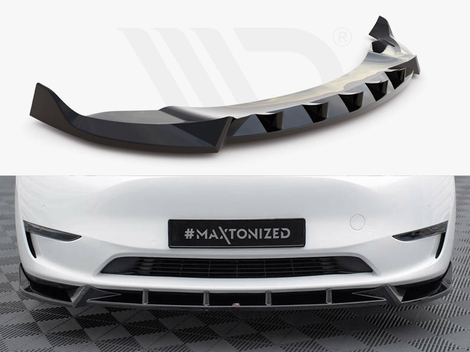 MAXTON DESIGN Front Splitter V.1 Tesla Model Y