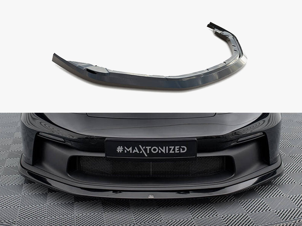 Maxton Design Front Splitter Porsche 911 992 GT3 - PO-911-992-GT3-FD1G - Image 1