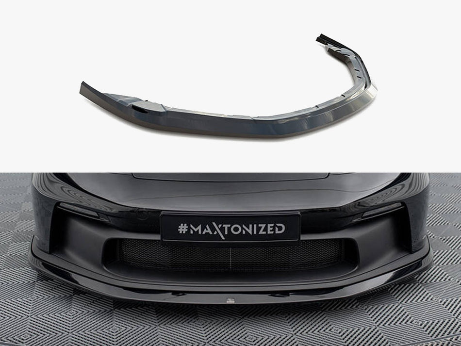 Maxton Design Front Splitter Porsche 911 992 GT3 - PO-911-992-GT3-FD1G - Image 1