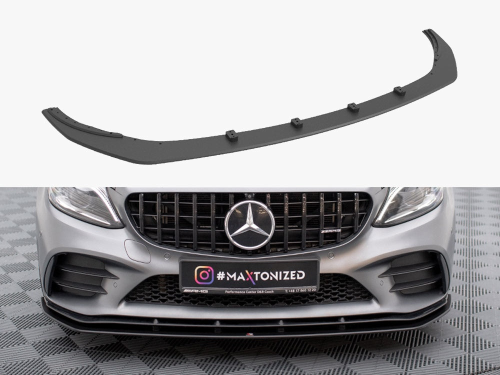 Maxton Design Street PRO Front Splitter Mercedes-AMG C43 Coupe C205 Facelift - MEC205F43CCNC-FD1B - Image 1