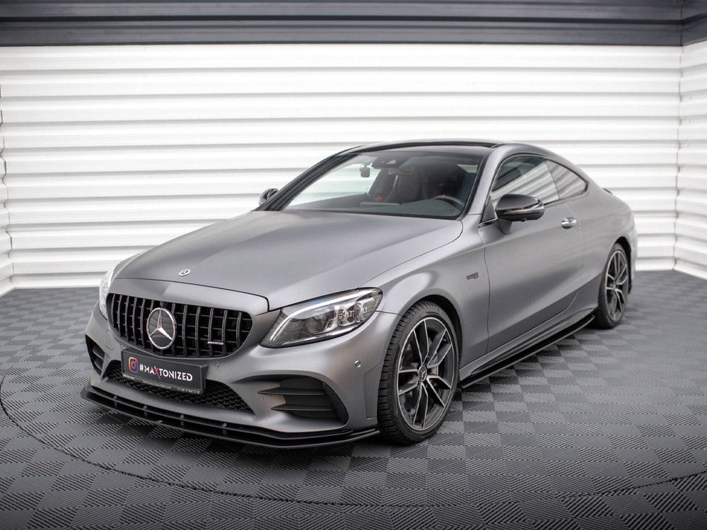 Street PRO Side Skirts Diffusers Mercedes-AMG C43 Coupe C205 Facelift
