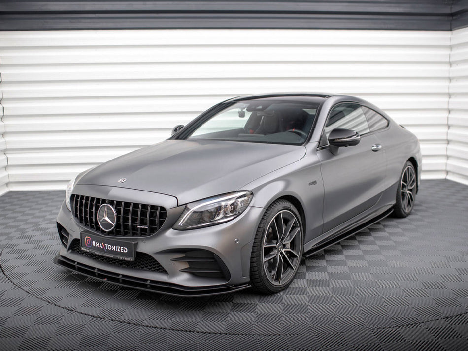 Street PRO Side Skirts Diffusers Mercedes-AMG C43 Coupe C205 Facelift