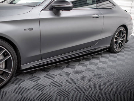 Street PRO Side Skirts Diffusers Mercedes-AMG C43 Coupe C205 Facelift