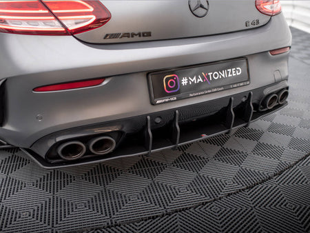Maxton Design Street PRO Rear Diffuser Mercedes-AMG C43 Coupe C205 Facelift - MEC205F43CCNC-RS1B - Image 4