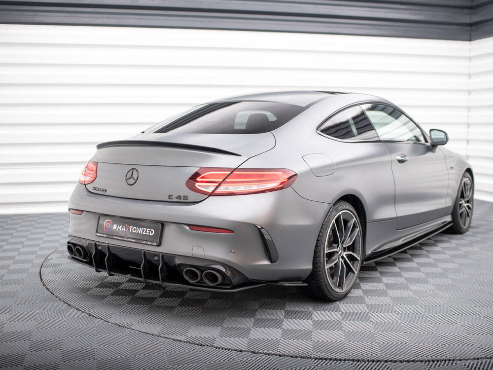 Maxton Design Street Pro Rear Side Splitters Mercedes-AMG C43 Coupe C205 Facelift - MEC205F43CCNC-RSD1B - Image 2