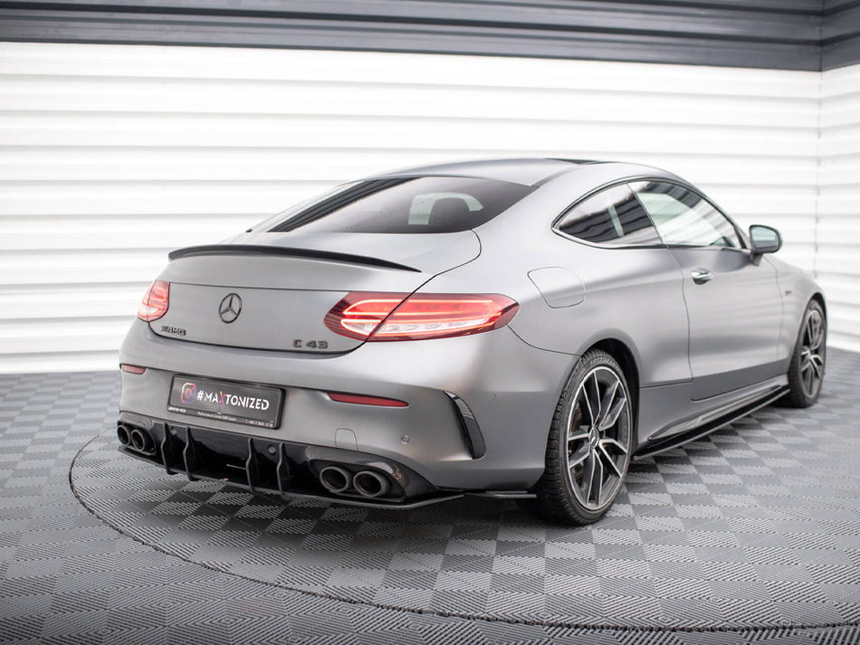 Maxton Design Street Pro Rear Side Splitters Mercedes-AMG C43 Coupe C205 Facelift - MEC205F43CCNC-RSD1B - Image 2