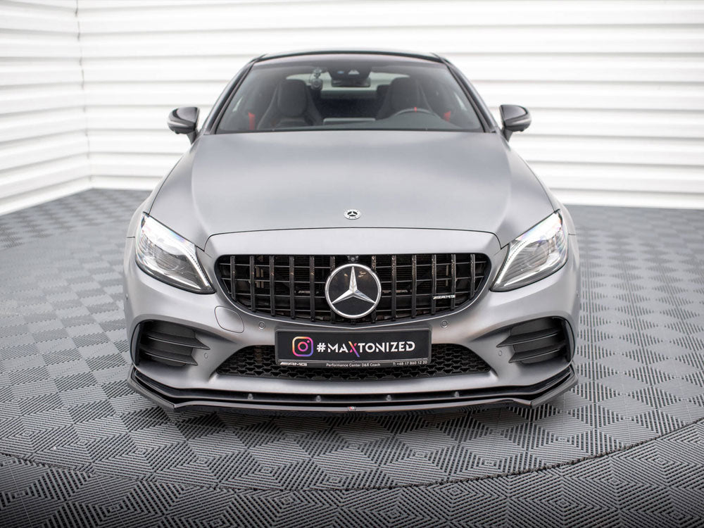 Maxton Design Front Splitter V.1 Mercedes-AMG C43 Coupe / Sedan / Estate C205 / W205 / S205 Facelift - ME-C-205F-43-C-FD1G - Image 3