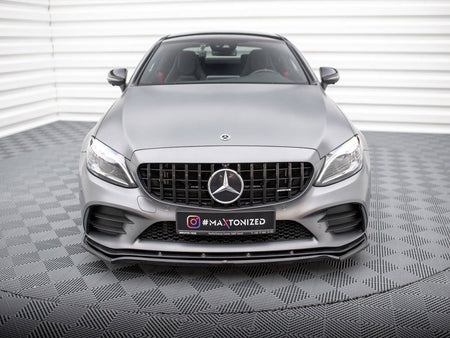 Maxton Design Front Splitter V.1 Mercedes-AMG C43 Coupe / Sedan / Estate C205 / W205 / S205 Facelift - ME-C-205F-43-C-FD1G - Image 3