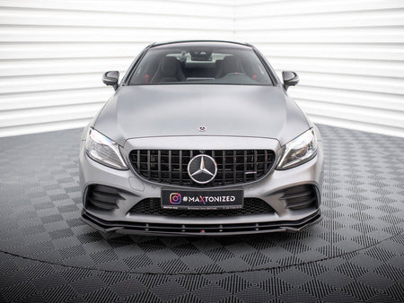 Front Splitter V.2 Mercedes-AMG C43 Coupe / Sedan / Estate C205 / W205 / S205 Facelift