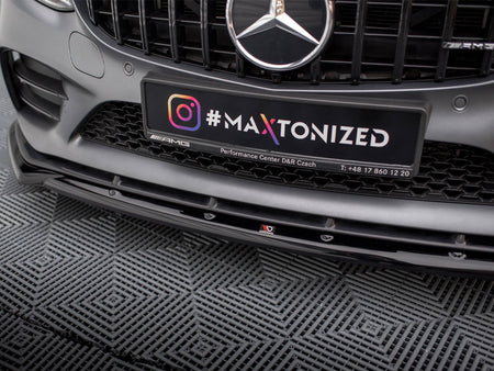 Maxton Design Front Splitter V.2 Mercedes-AMG C43 Coupe / Sedan / Estate C205 / W205 / S205 Facelift - ME-C-205F-43-C-FD2G - Image 4