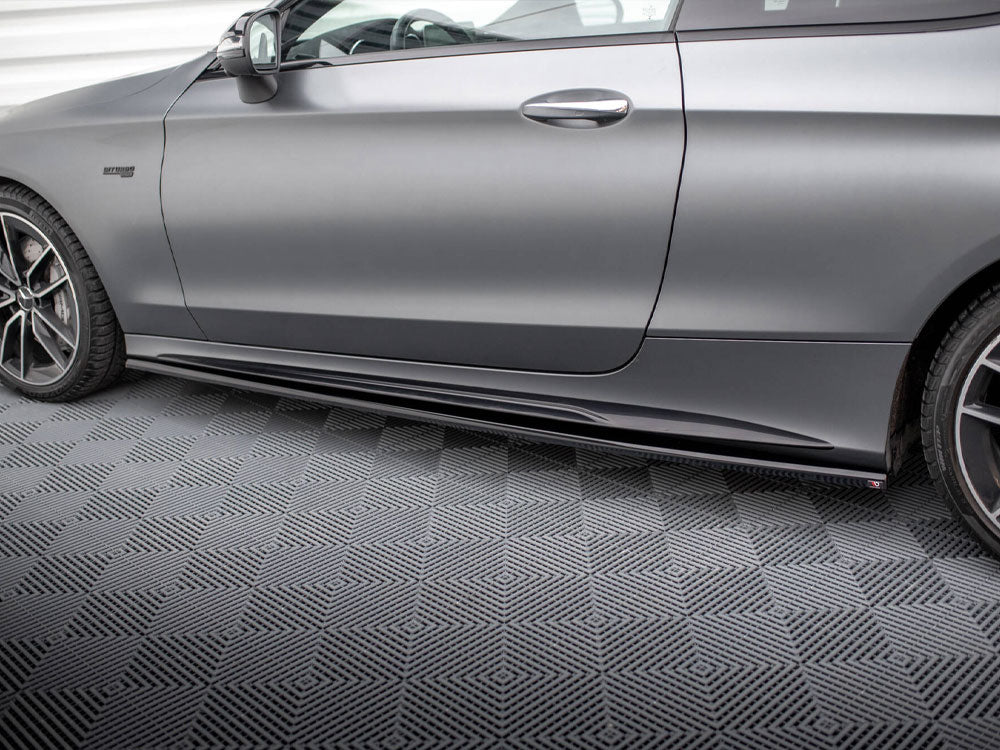 Maxton Design Side Skirts Diffusers Mercedes-AMG C43 Coupe C205 Facelift - ME-C-205F-43-C-SD1G - Image 3