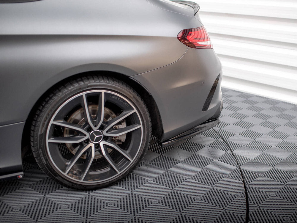 Maxton Design Rear Splitter (Vertical Bars) Mercedes-AMG C43 Coupe C205 Facelift - ME-C-205F-43-C-RD1G+RD2G - Image 5