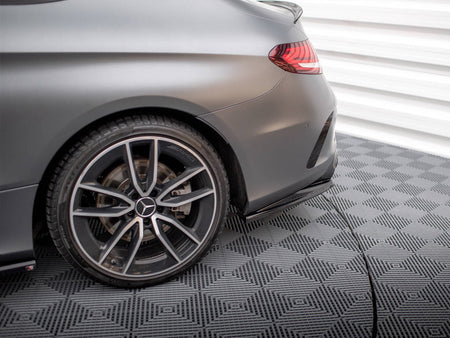 Maxton Design Rear Splitter (Vertical Bars) Mercedes-AMG C43 Coupe C205 Facelift - ME-C-205F-43-C-RD1G+RD2G - Image 5