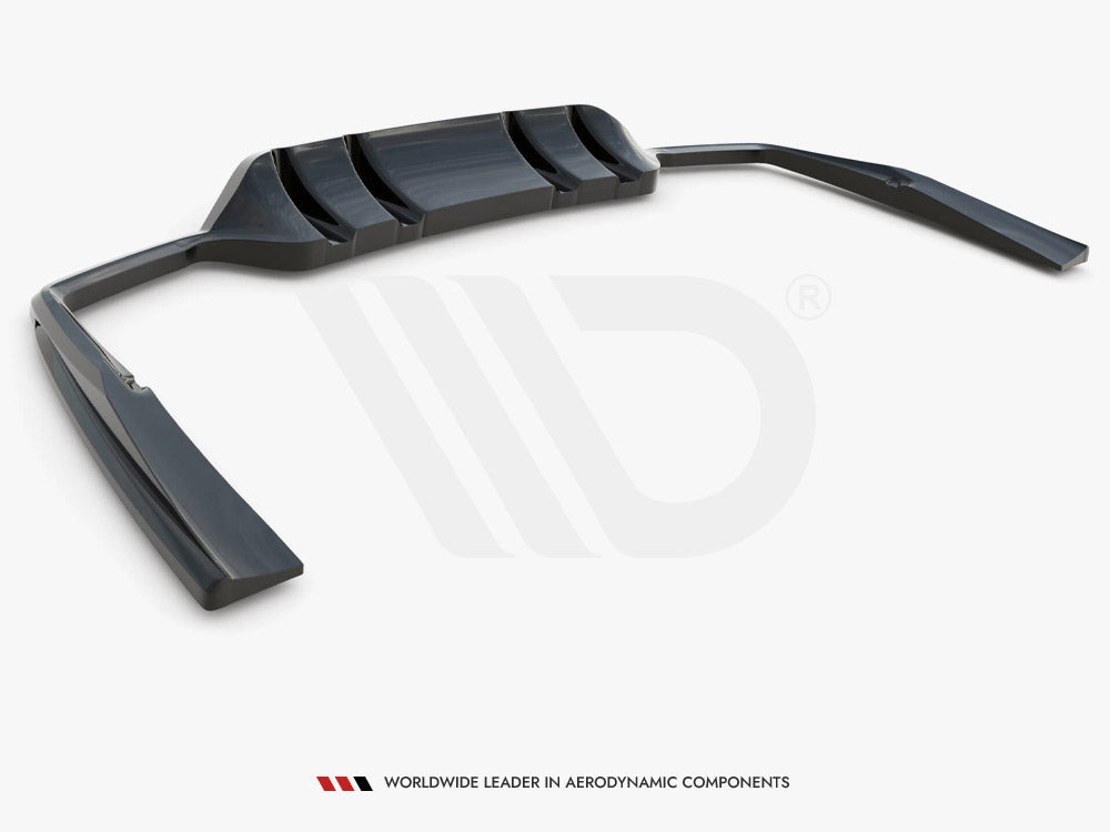 Maxton Design Rear Splitter (Vertical Bars) Mercedes-AMG C43 Coupe C205 Facelift - ME-C-205F-43-C-RD1G+RD2G - Image 7