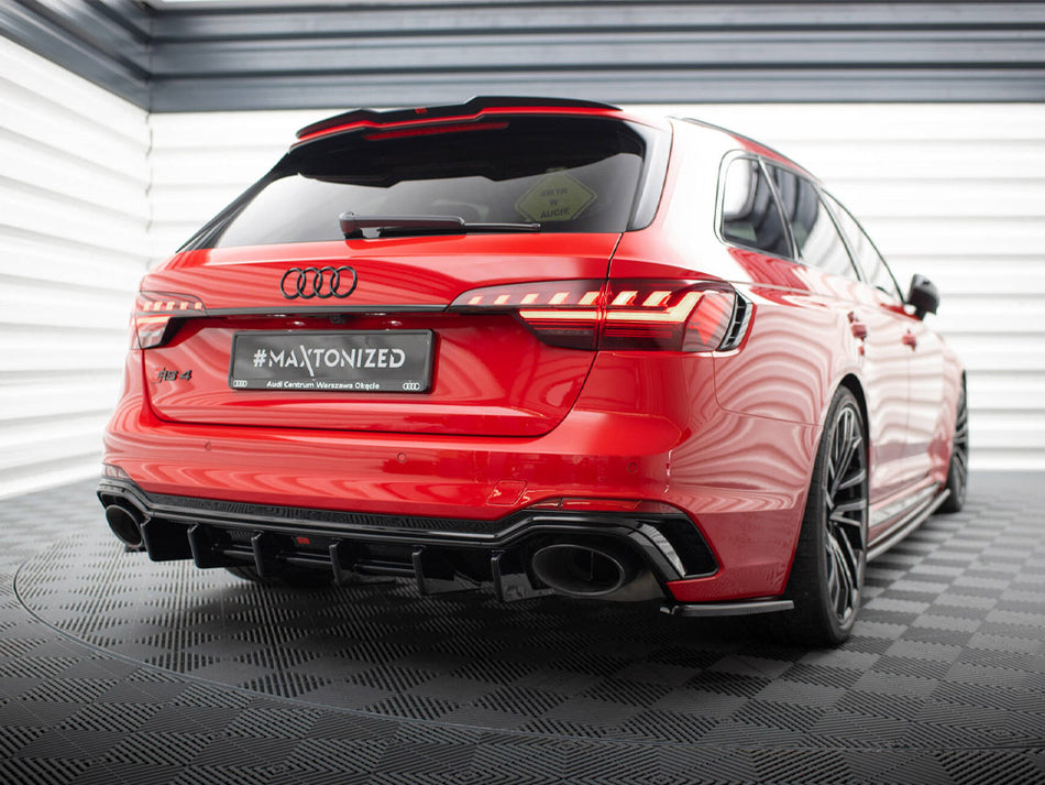 Maxton Design Rear Valance Audi RS4 B9 / B9 Facelift - AU-RS4-B9-AV-RS1G - Image 2