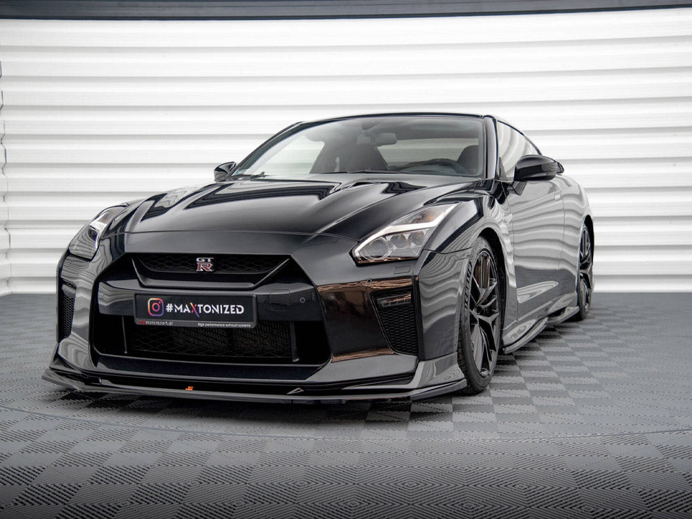 Maxton Design Front Splitter V.1 Nissan GTR R35 2nd Facelift - NI-GTR-4F3-FD1G - Image 2