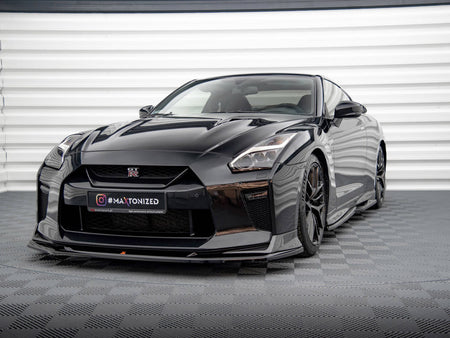 Maxton Design Front Splitter V.1 Nissan GTR R35 2nd Facelift - NI-GTR-4F3-FD1G - Image 2