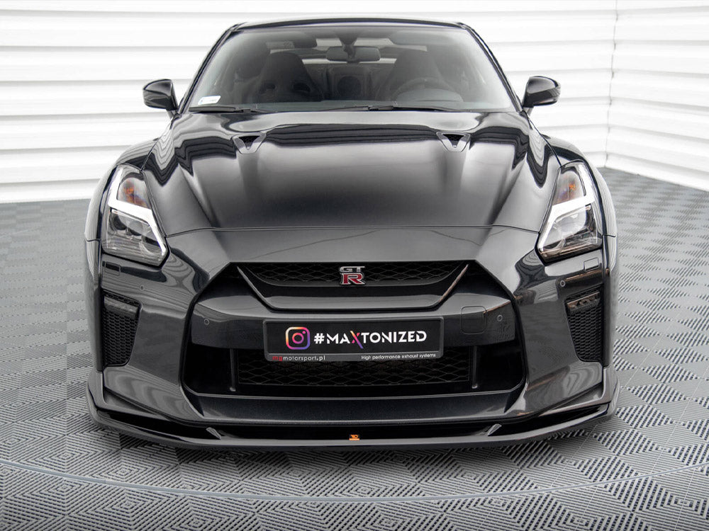Maxton Design Front Splitter V.1 Nissan GTR R35 2nd Facelift - NI-GTR-4F3-FD1G - Image 3